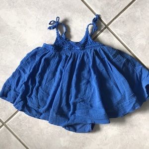 *LAST CALL* GAP blue crotchet top dress
